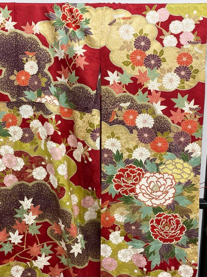 振袖 豪華 青柳謹製 金駒 金彩 紋意匠 身丈166cm