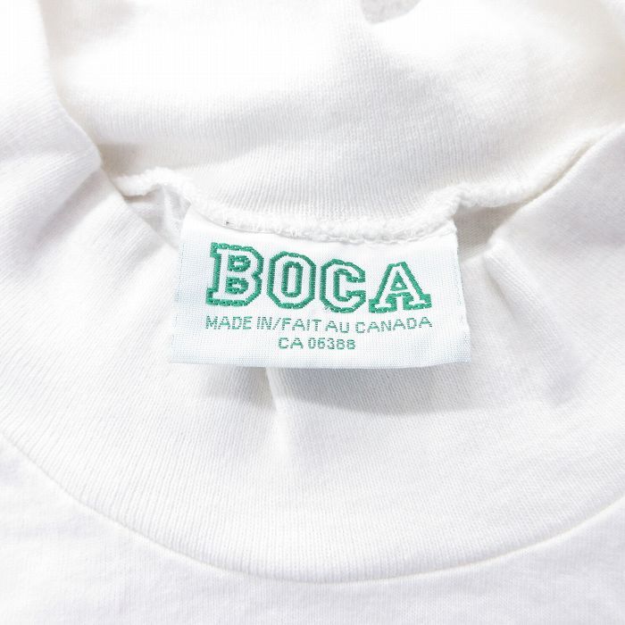 L/古着 長袖 ビンテージ Tシャツ メンズ 80s BOCA コットン