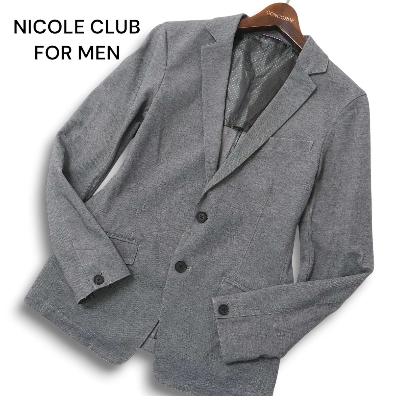 NICOLE CLUB FOR MEN ニコルクラブ フォーメン 春夏☆ 背抜き スリム 