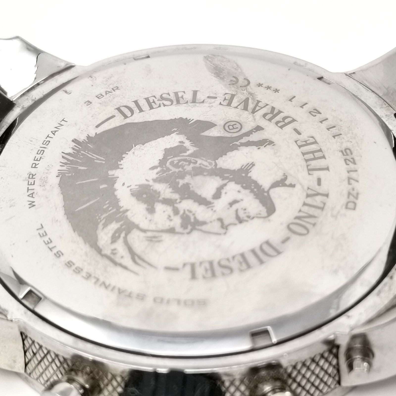 ディーゼルDIESEL DZ-7125 メンズ 腕時計 ブラック クロノグラフ 