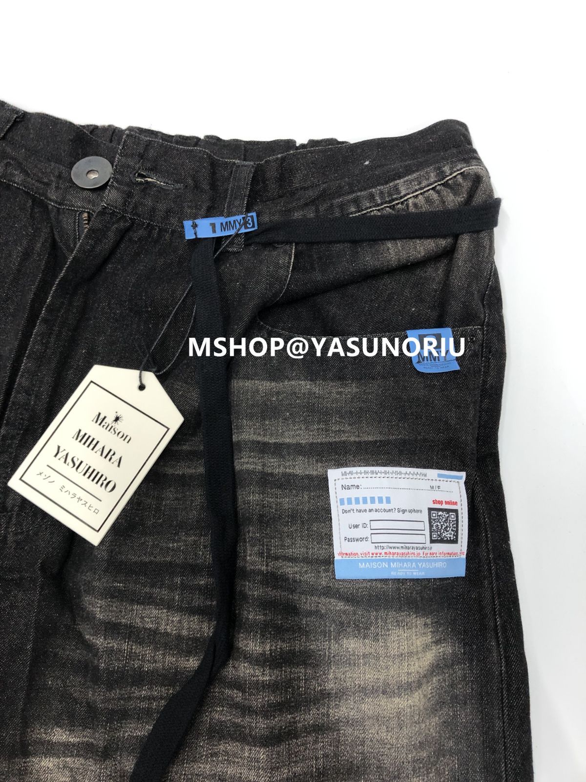 Maison MIHARA YASUHIRO テンセルデニムスーパーワイドパンツ 44