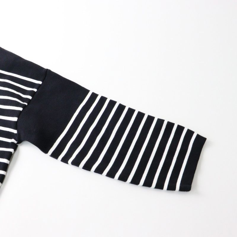 美品 ソラモナ solamonat ウエハースニット ボーダーワイド