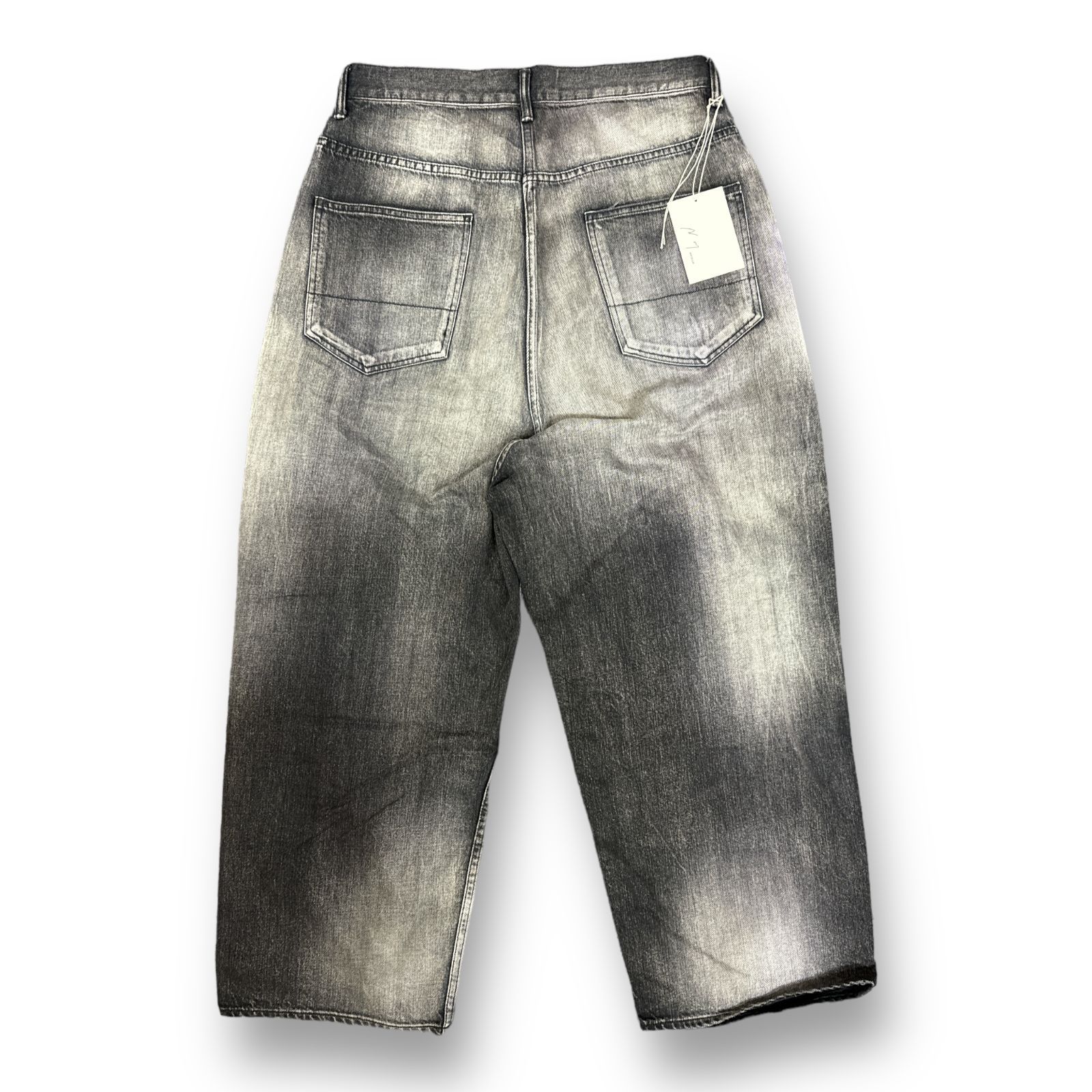 定価36300円 ANCELLM 23AW MIX COLOR WIDE DENIM PANTS ジーンズ 