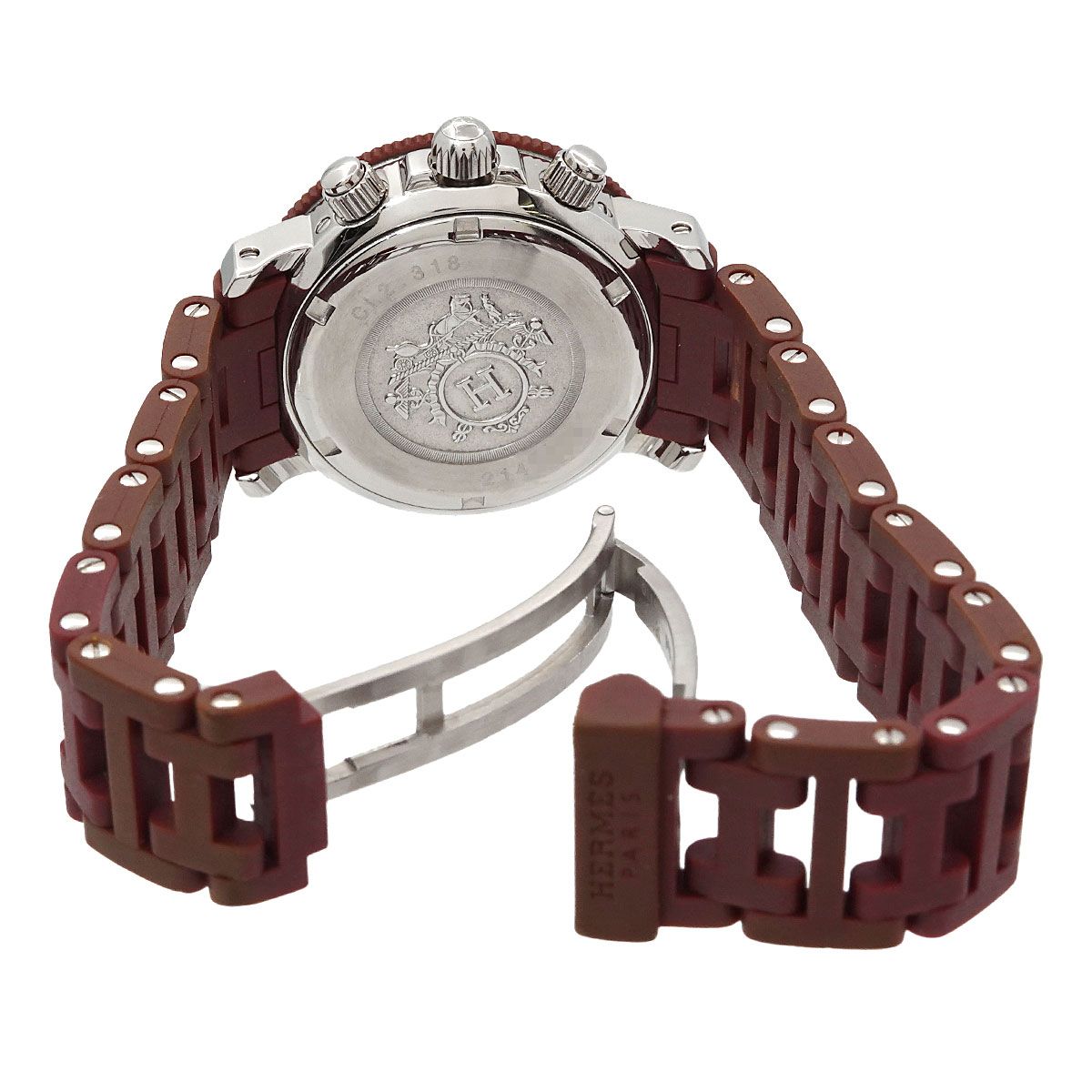 エルメス HERMES クリッパー ダイバー クロノグラフ CL2 318 