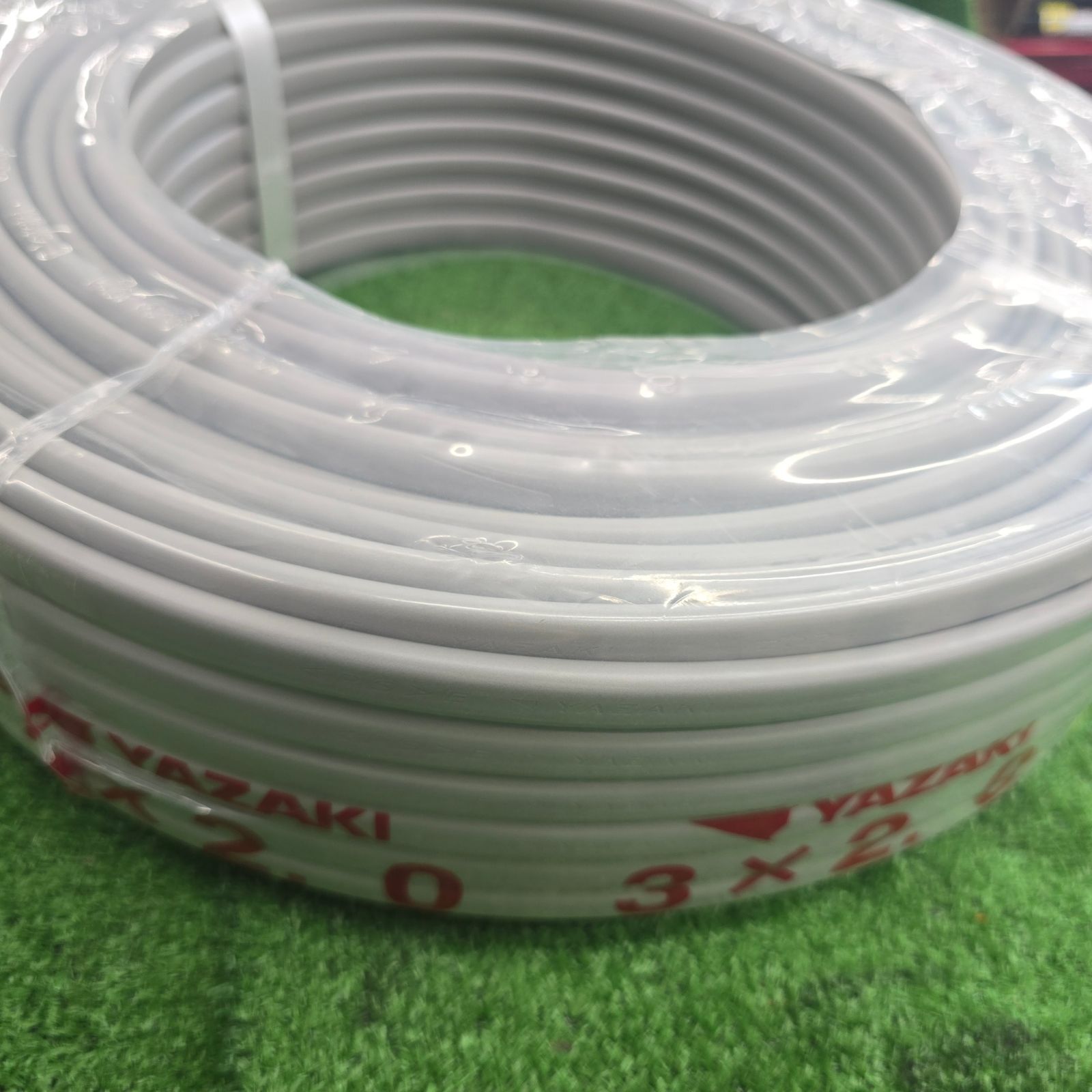 VVF 2.0mm 3芯ケーブル 100m グレー