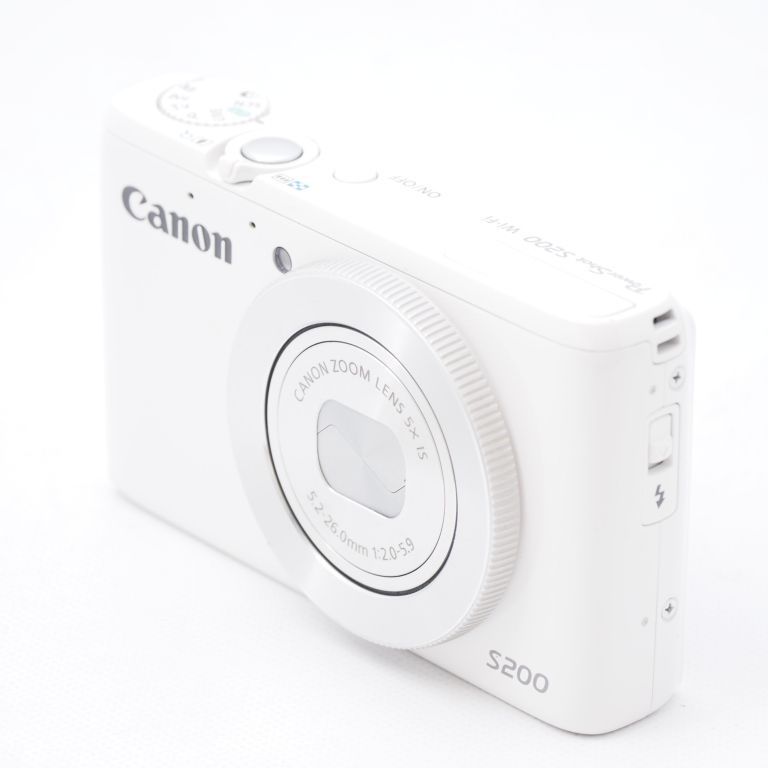 Canon PowerShot S200 ホワイト - メルカリ