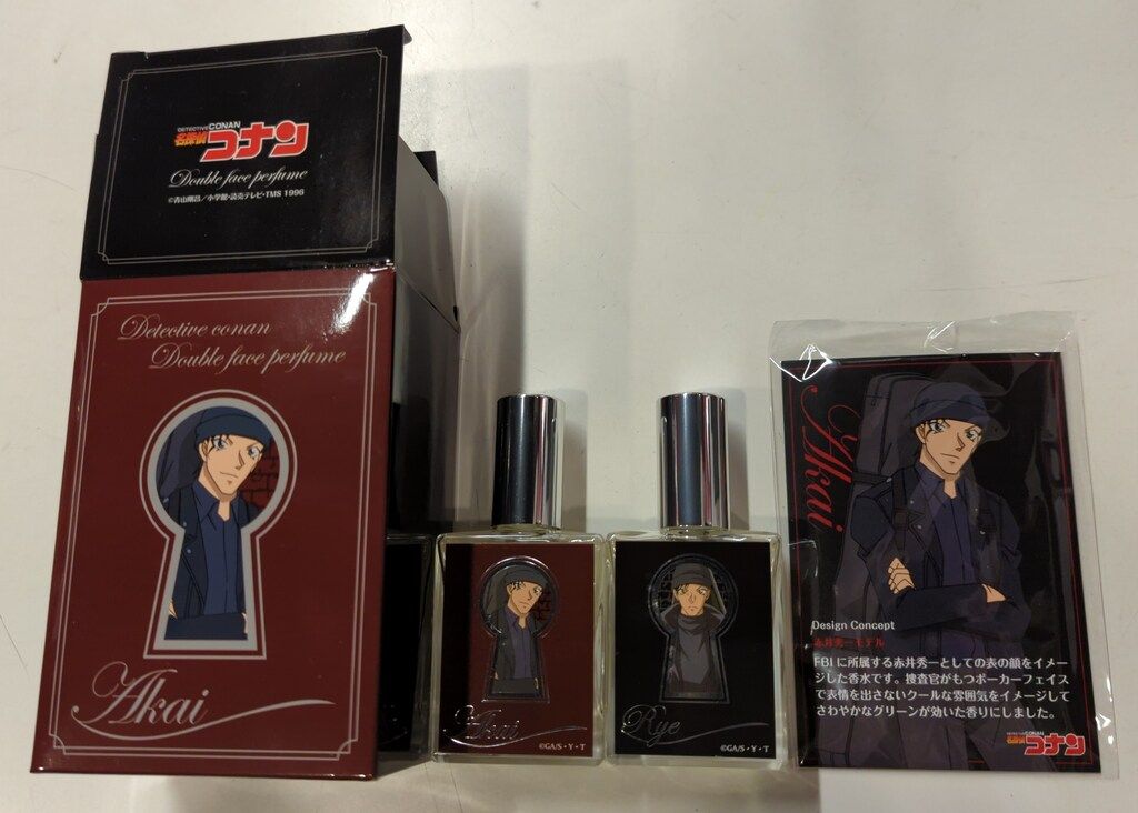 【HOT，爆買い】 名探偵コナン ダブルフェイスパフューム 赤井秀一u0026ライモデル　香水 香水(ユニセックス)