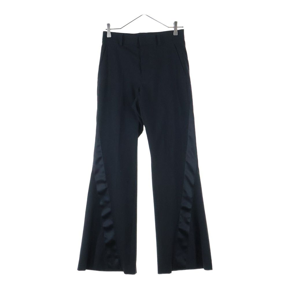 Sacai サカイ ウール混 サイドライン フ スラックス パンツ ブラック 23-06624