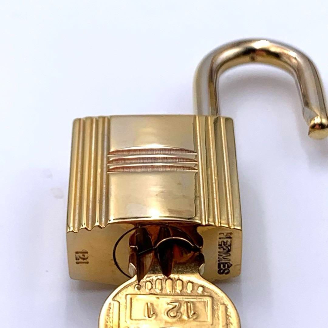 HERMES エルメス カデナ 24Kメッキ No.121 121番 鍵付き 南京錠