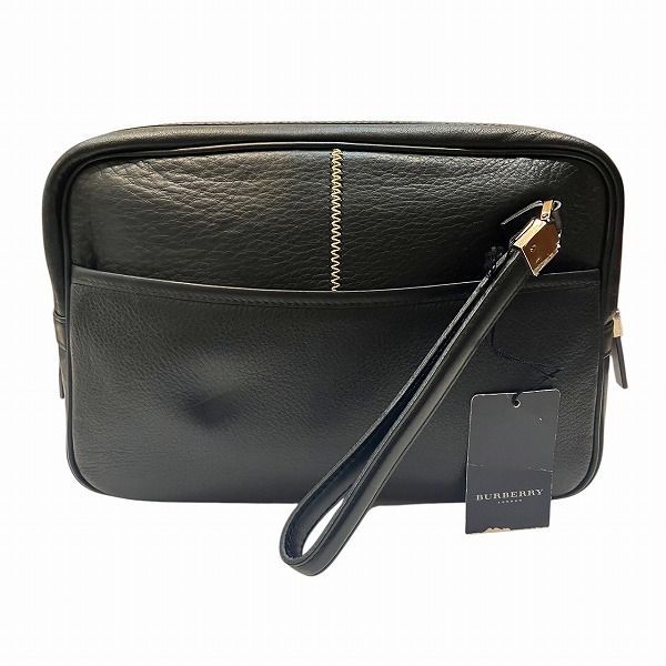 バーバリー BURBERRY ブラック ノバチェック バッグ クラッチバッグ セカンドバッグ メンズ