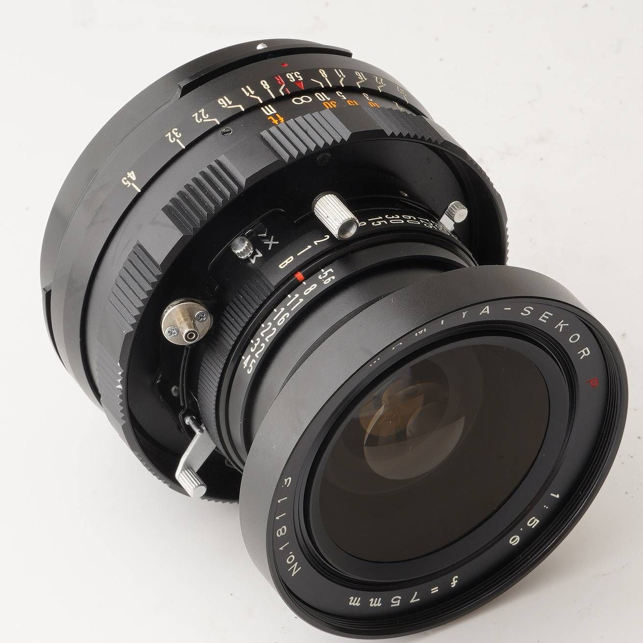 Mamiya sekor P 75mm f/5.6レンズ　ファインダー付 マミヤ Mamiya SEKOR P 75mm F5.6 ビューファインダー付き Press