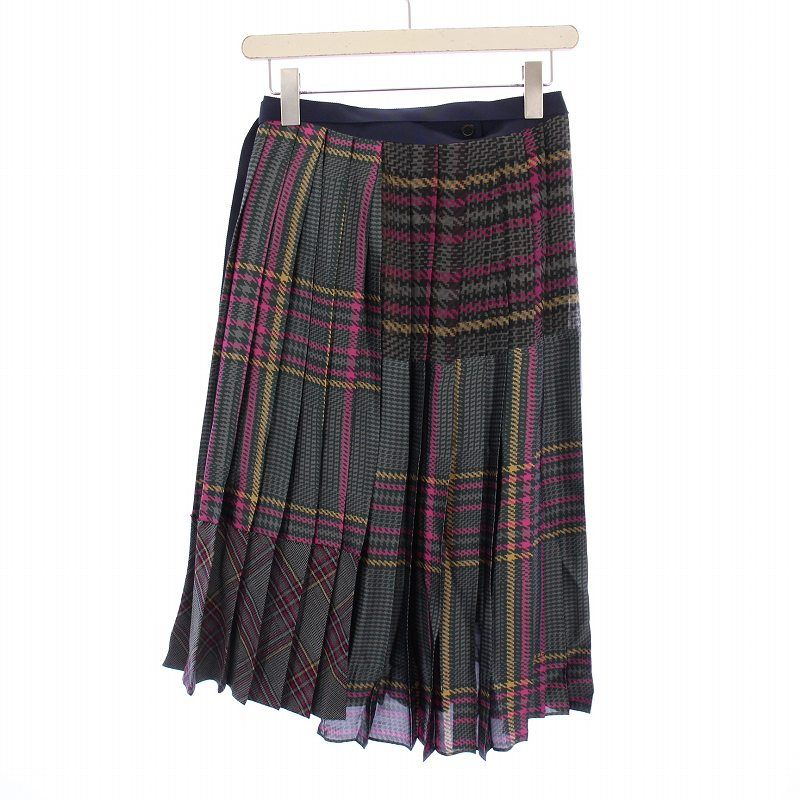 最終値下げ 美品 2021SS sacai  プリーツスカート サイズ1 kigaeru_33907404023