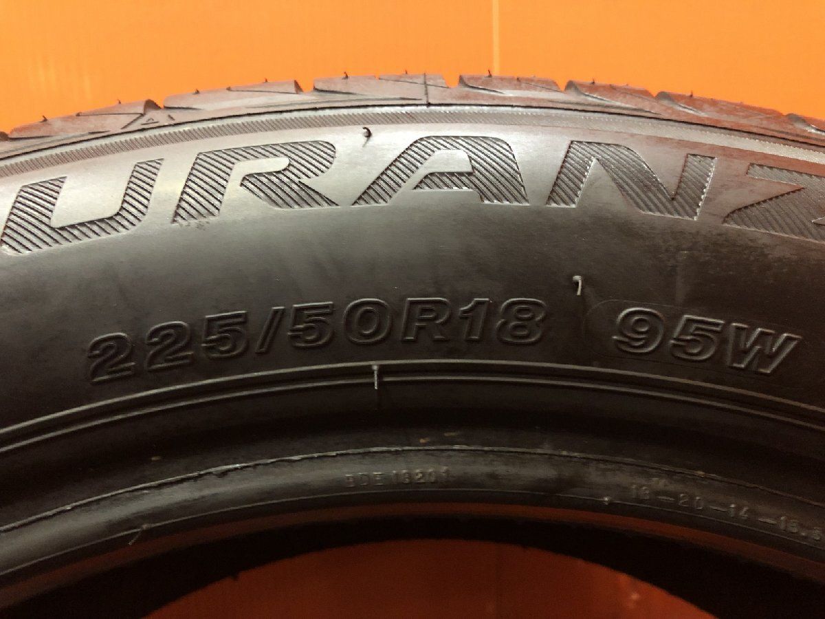 BS BRIDGESTONE TURANZA T001 225/50R18 18インチ 夏タイヤ 2本 20年製