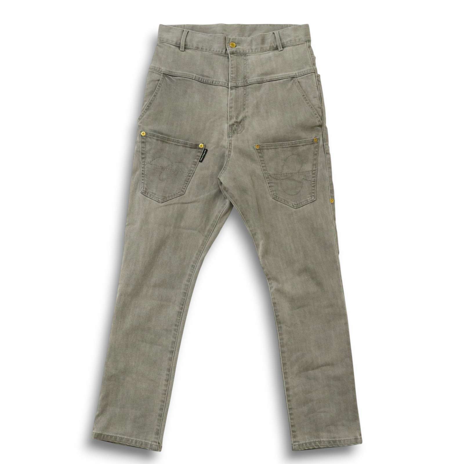ファッション人気ブランドランキング mercibeaucoup メルシーボークー うしろまえデニム☆ USED加工 パンツ