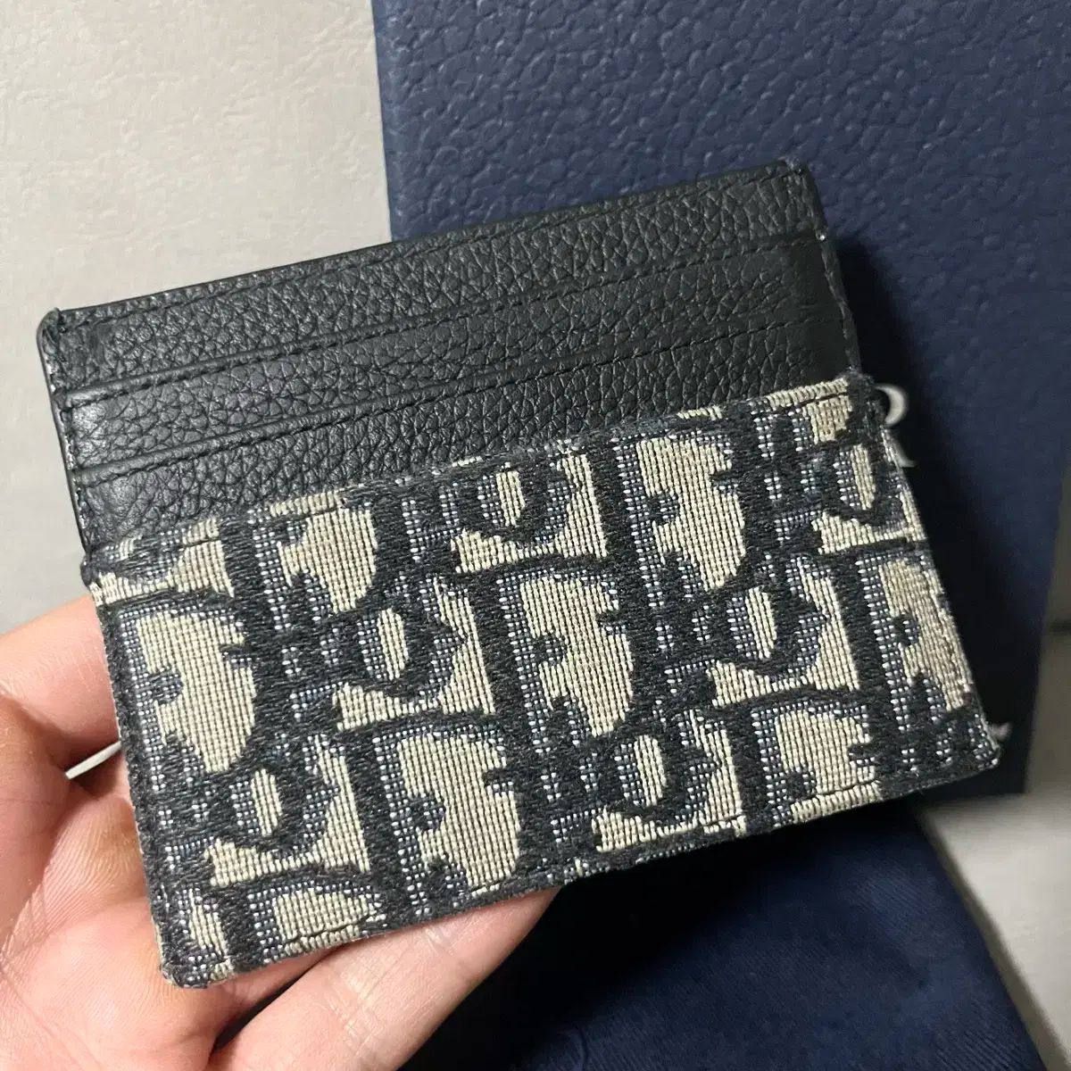 ほぼ新品 Dior(ディオール) オブリーク カードウォレット - メルカリ