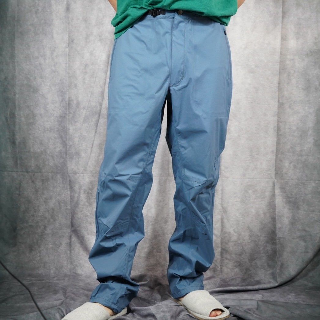 Teton Bros ティートンブロス PROOF PANT アウトドア 登山 キャンプ シェル 合羽 レインウェア BLUE