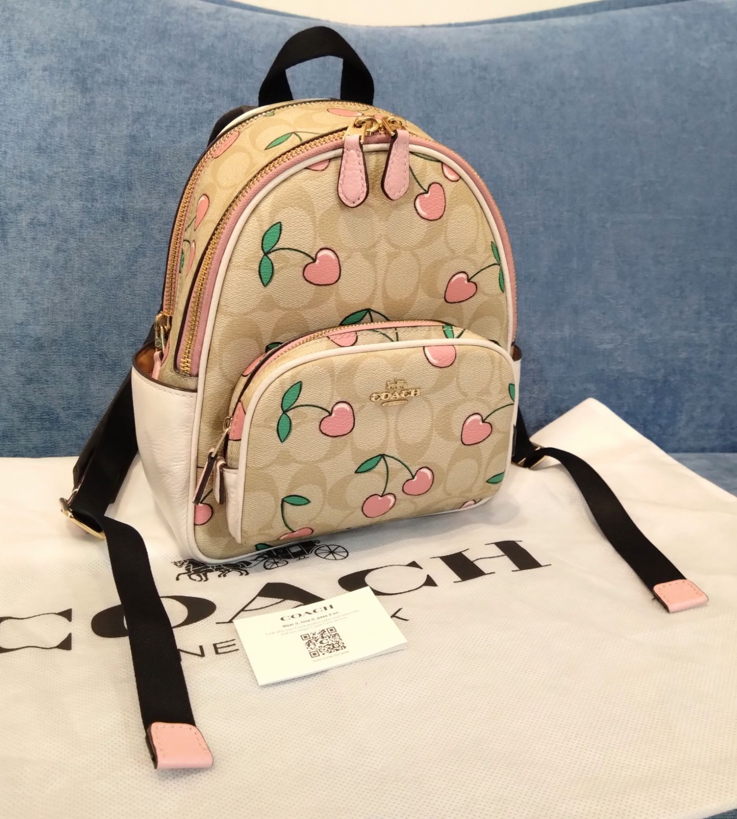 ☆2089 可愛い！ COACH コーチ リュック バックパック