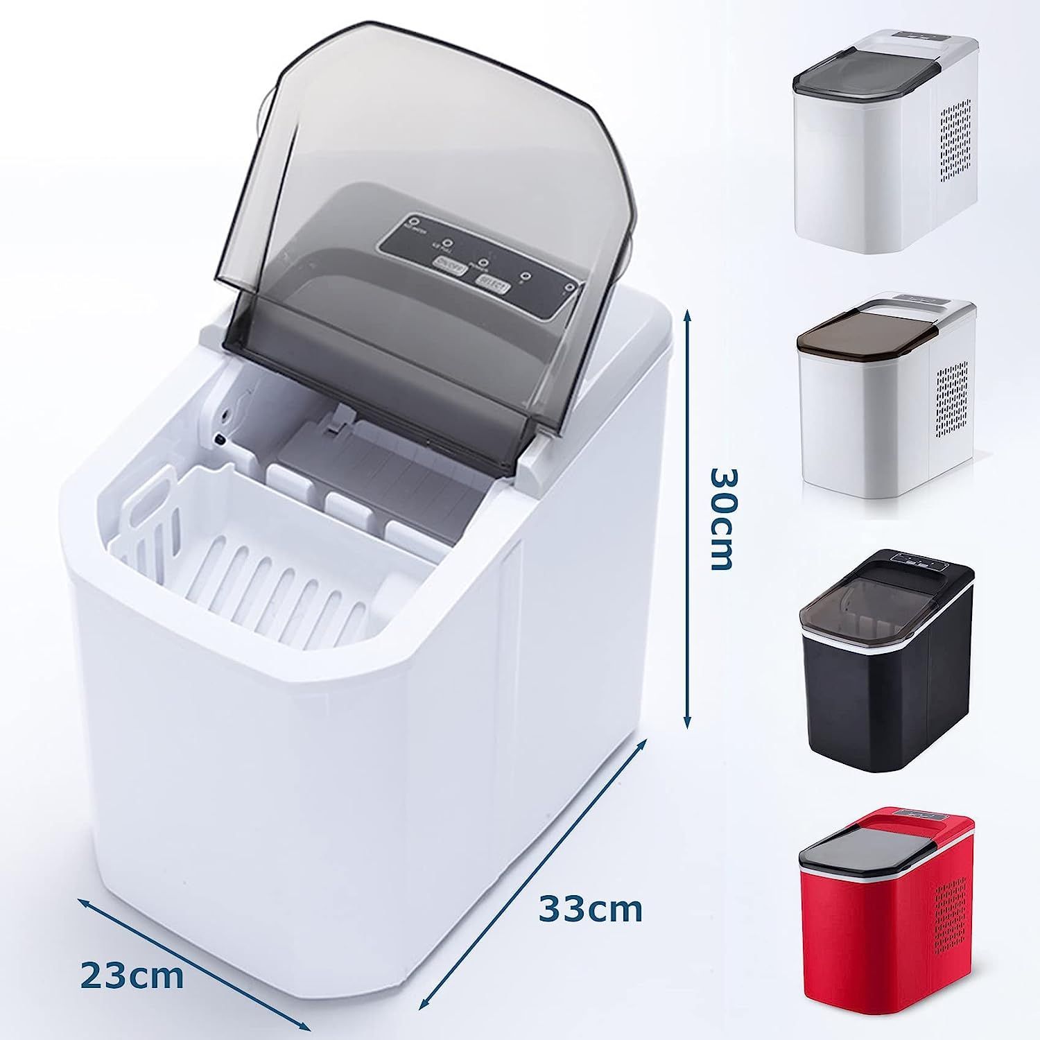 製氷機 家庭用 小型 高速 自動製氷機 卓上 氷サイズ調節可能 タンク