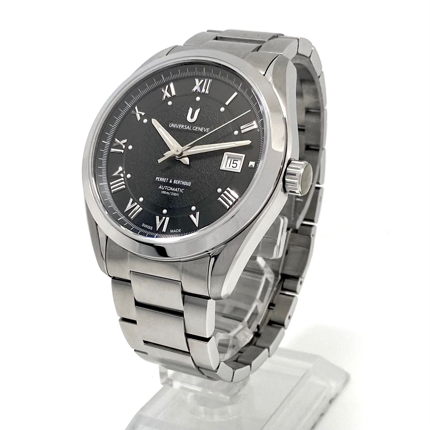 レア ユニバーサルジュネーブ UNIVERSAL GENEVE クォーツ メンズ 美品・希少】中古 腕時計 メンズ ユニバーサルジュネーブ