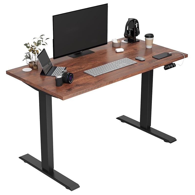 Sunon 電動昇降デスク（幅120cmX奥行60cm）、ディスプレイ