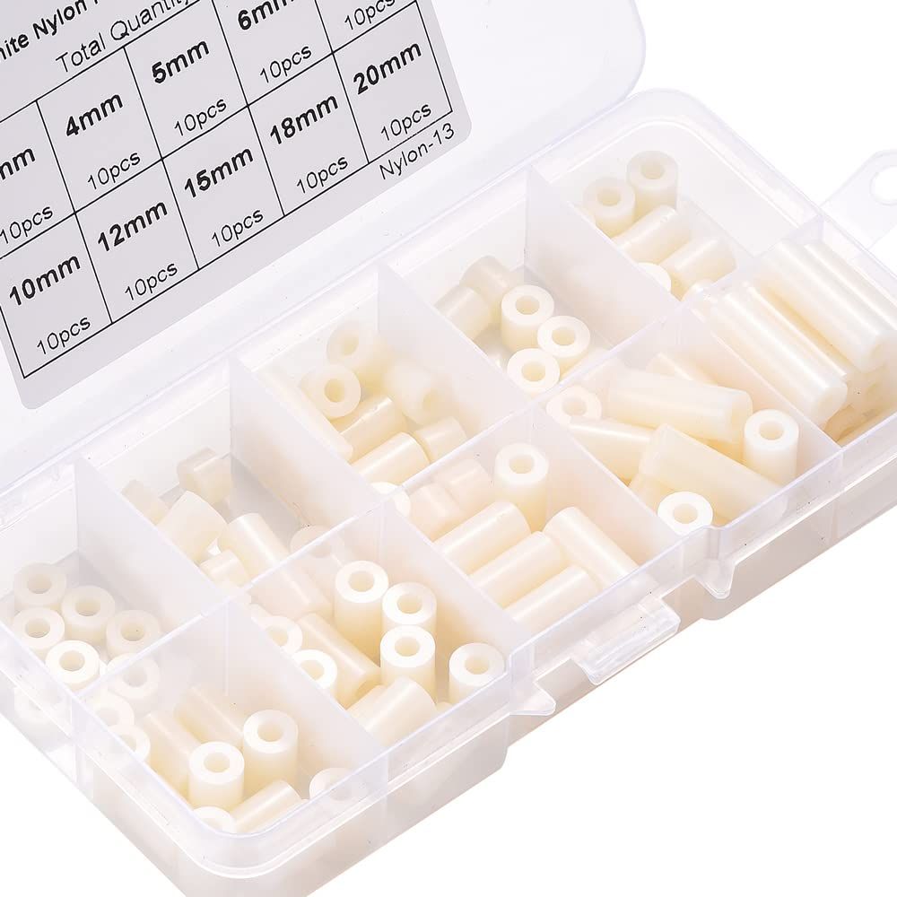 ムネ様☺︎専用ページ 新品 サムコス M3ネジ用 100pcs 内径3.2mm 外径7mm ABS ナイロン
