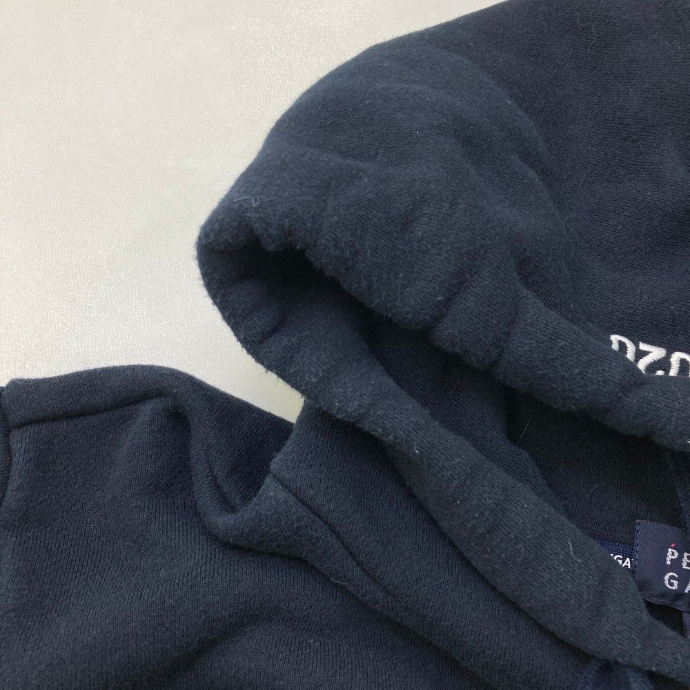 サイズ：0 PEARLY GATES パーリーゲイツ パーカー ネイビー系