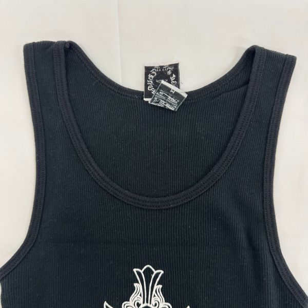 ヤ*)様 Chrome Hearts クロスプリントタンクトップ タンクトップ ホノルル プリント クロス ロゴ M ブラック（2024