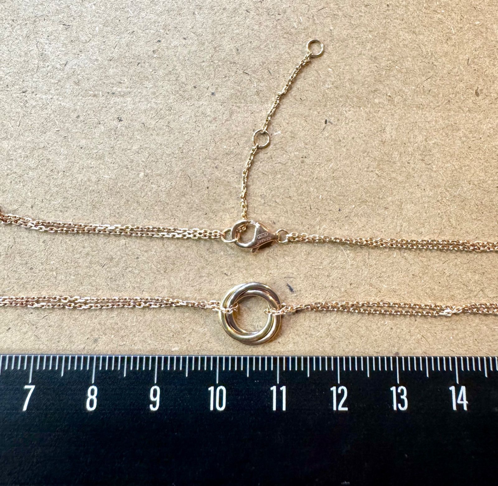 新品磨き済◇ギャランティ箱付き◇Cartier◇スイートトリニティ