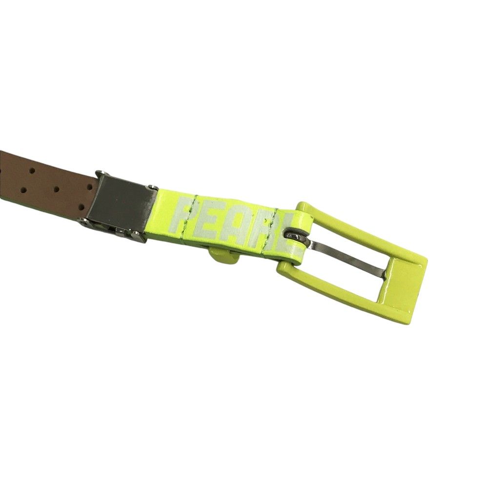 パーリーゲイツベルトイエロー PEARLY GATES パーリーゲイツ 細ベルト ロゴ イエロー系