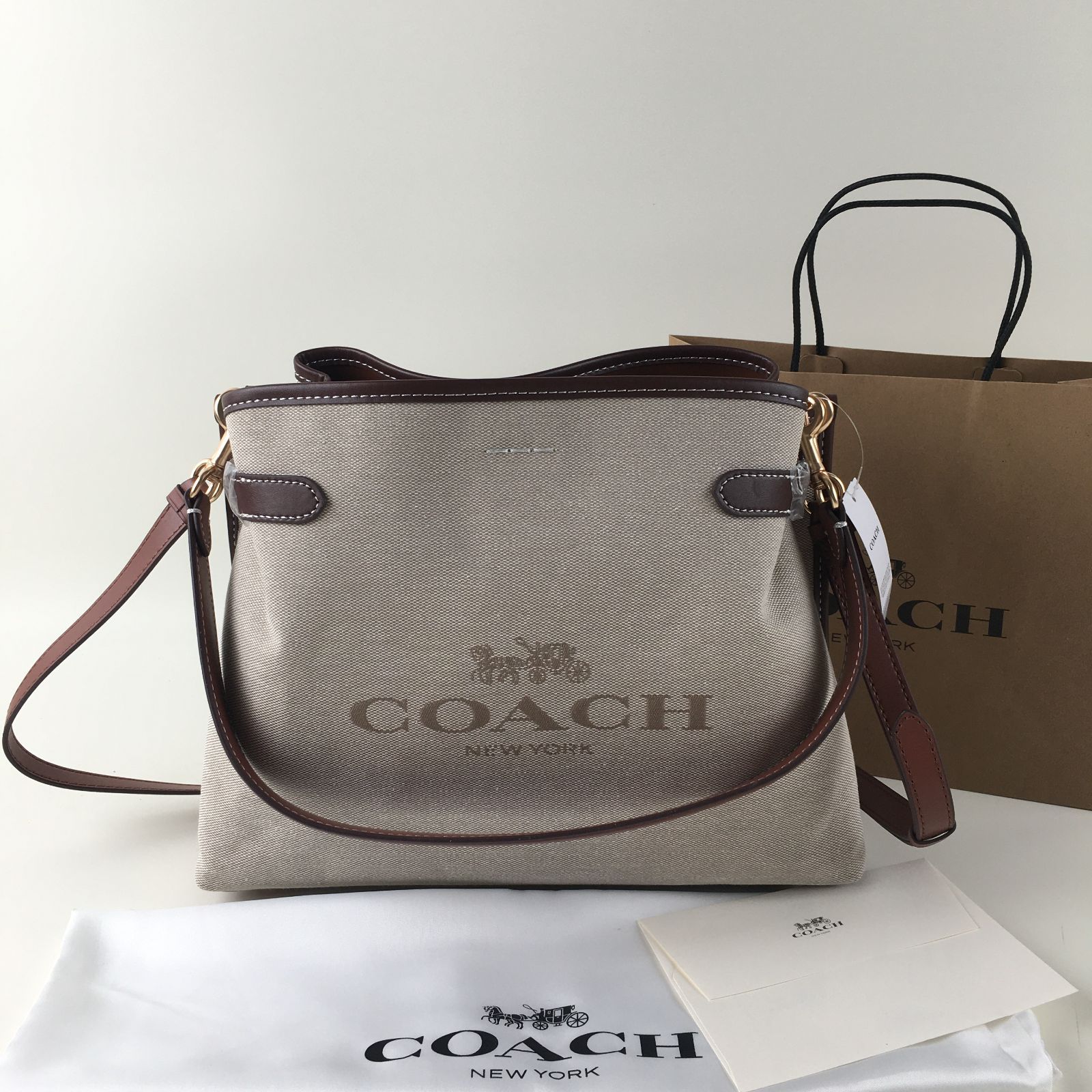 新品 COACHコーチ ハンナ ショルダー バッグCH190 - メルカリ