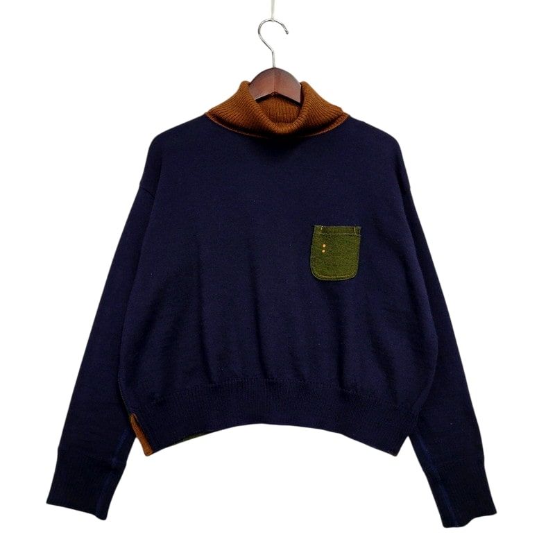 45R 度詰USモーのニットソータートル