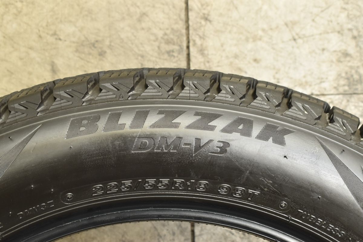 専門店へようこそ。 バリ溝 ブリヂストン ブリザック DM-V3 225 55R18 4本セット デリカD 5 アウトランダー XV フォレスター クロストレック エルグランド 健気な