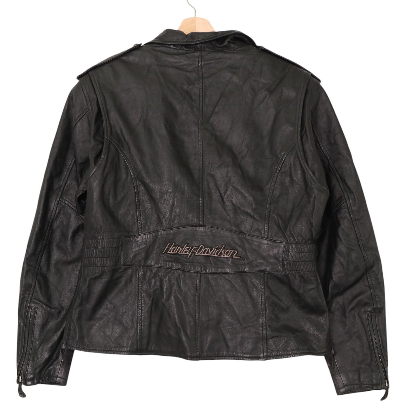 90年代 HARLEY DAVIDSON ハーレーダビッドソン レザーダブルライダース 