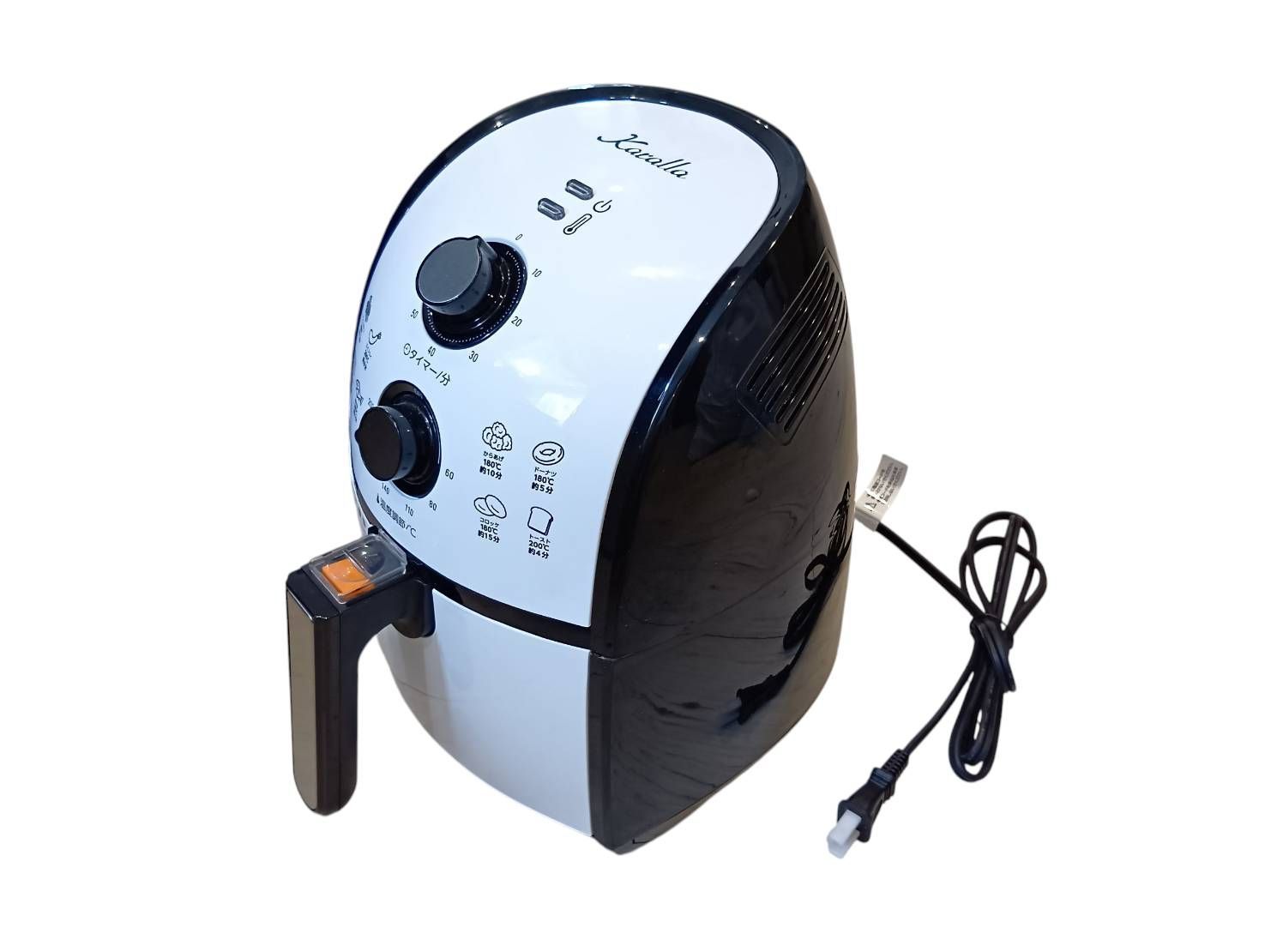 未使用　カラーラ ノンオイルフライヤー TXG-DS14-4　■　W345 カラーラ ノンオイルフライヤー TXG-DS14-4 ショップジャパン