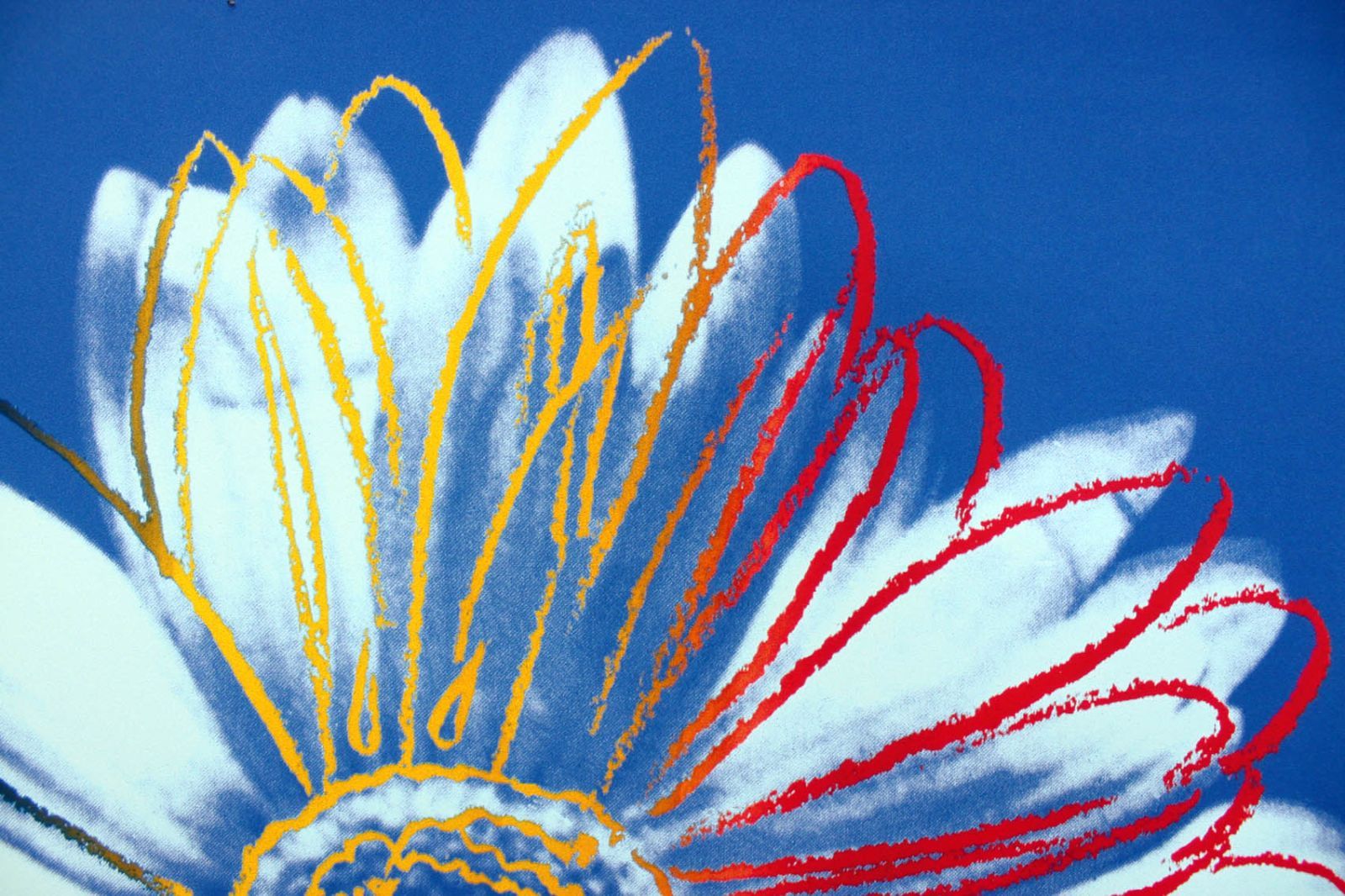 アンディ ウォーホル「デイジー(ブルー オン ブルー)Daisy,c 1982