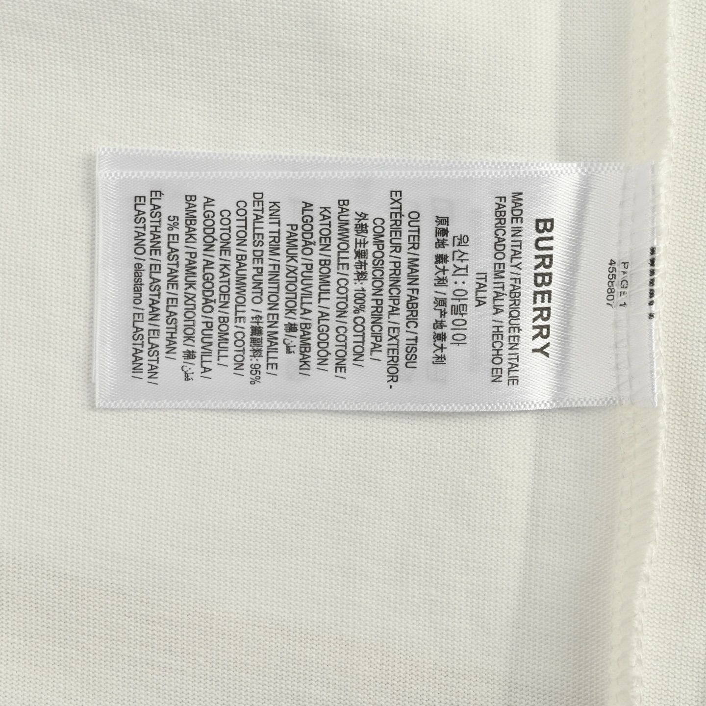 美品　Burberry Tシャツ　6y 今日特価】Burberry 25ss 胸元パッチ刺繍 T シャツ - メルカリ