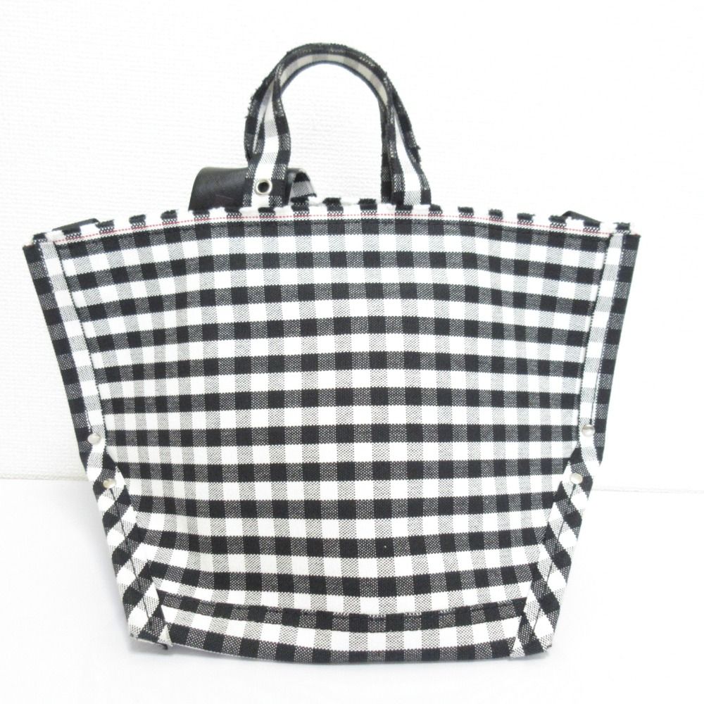 未使用エバゴス ギンガムチェック マドリガル Y字トートバッグ 日本製 自立 未使用エバゴス ギンガムチェック マドリガル Y字トートバッグ