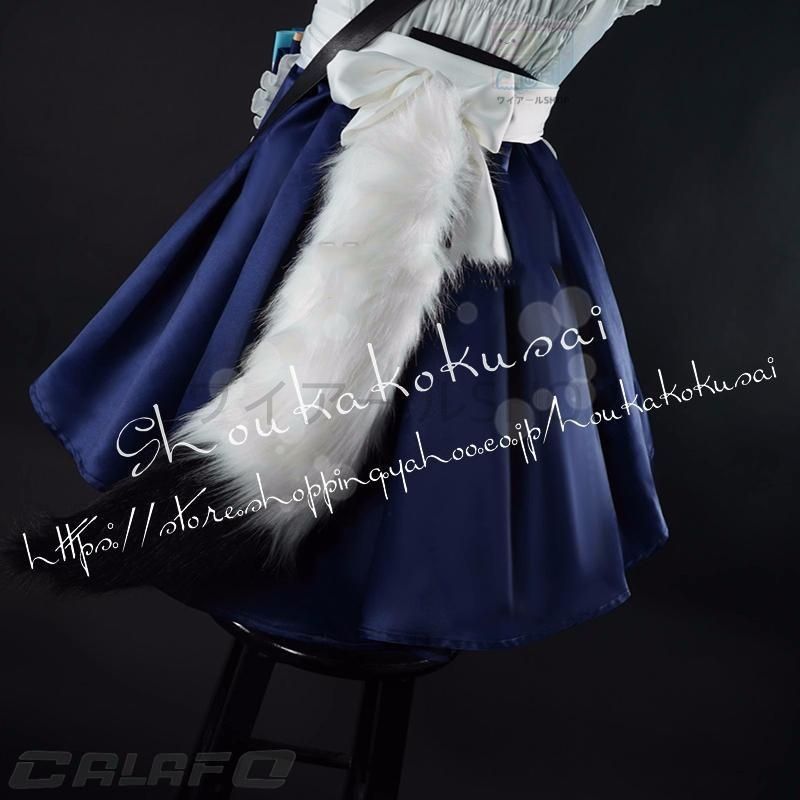 先進的な hololive ホロライブ Vtuber 白上フブキ しらかみ ふぶき メイド服 喫茶店メード コスプレ衣装 日常服 ハロウィン クリスマス 仮装 文化祭 価値