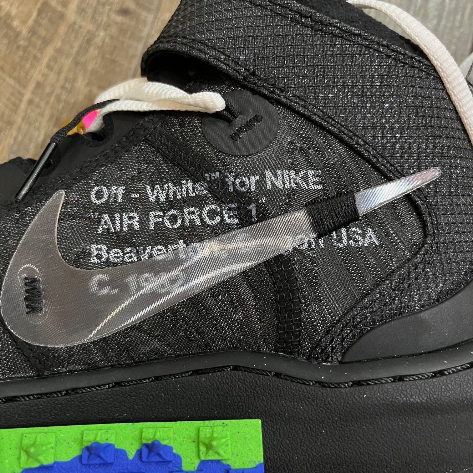 国内正規 新品 NIKE OFF-WHITE AIR FORCE 1 MID SP BLACK DO6290-001 
