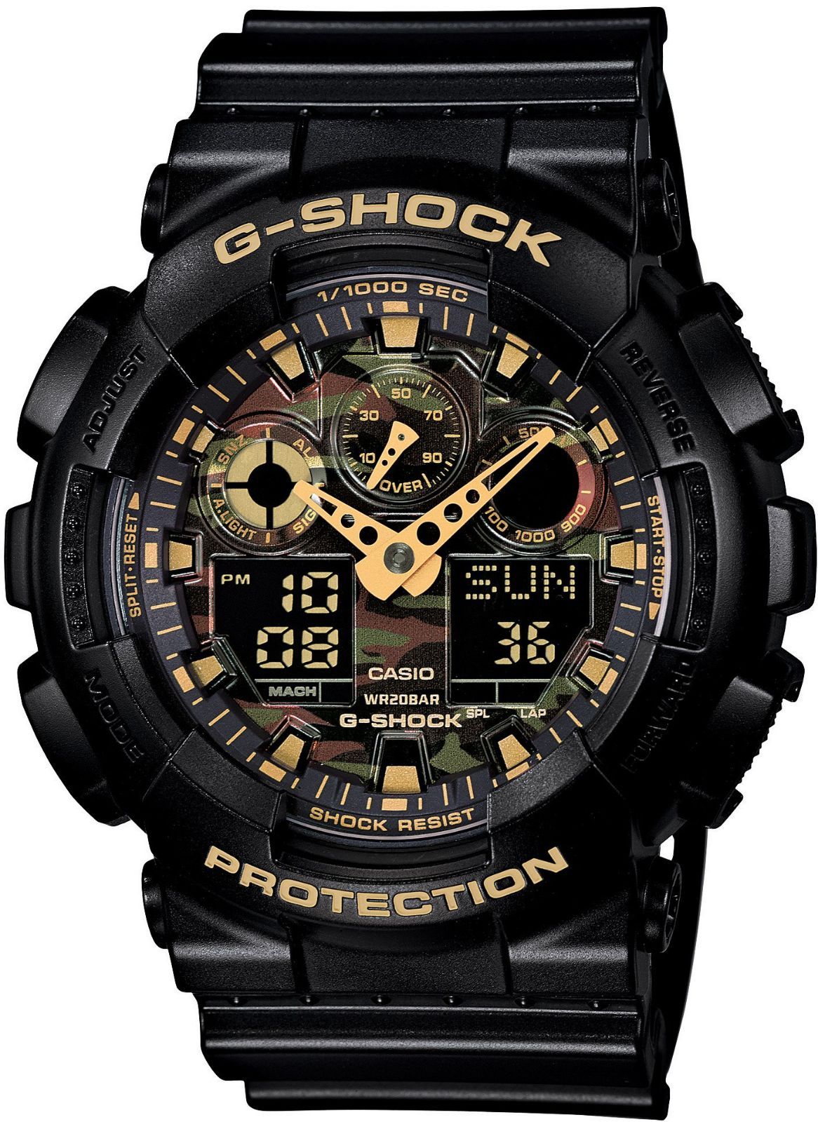 カシオ 腕時計 ジーショック GA-100CF-1A9JF メンズ ブラック