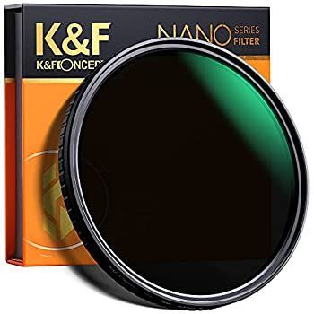 K-F Concept 77mm 可変NDフィルター ND2-ND32レンズフィルター X状ムラなし 28層ナノコーティング 撥水撥油 薄型 減光フィルター メーカー直営