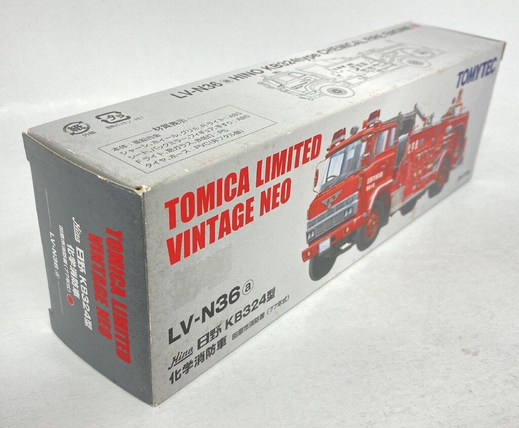 トミーテック 日野 KB324型 化学消防車 田原市署 77年式 LV-N36a トミーテック 日野 KB324型 化学消防車 (田原市消防署 77年式