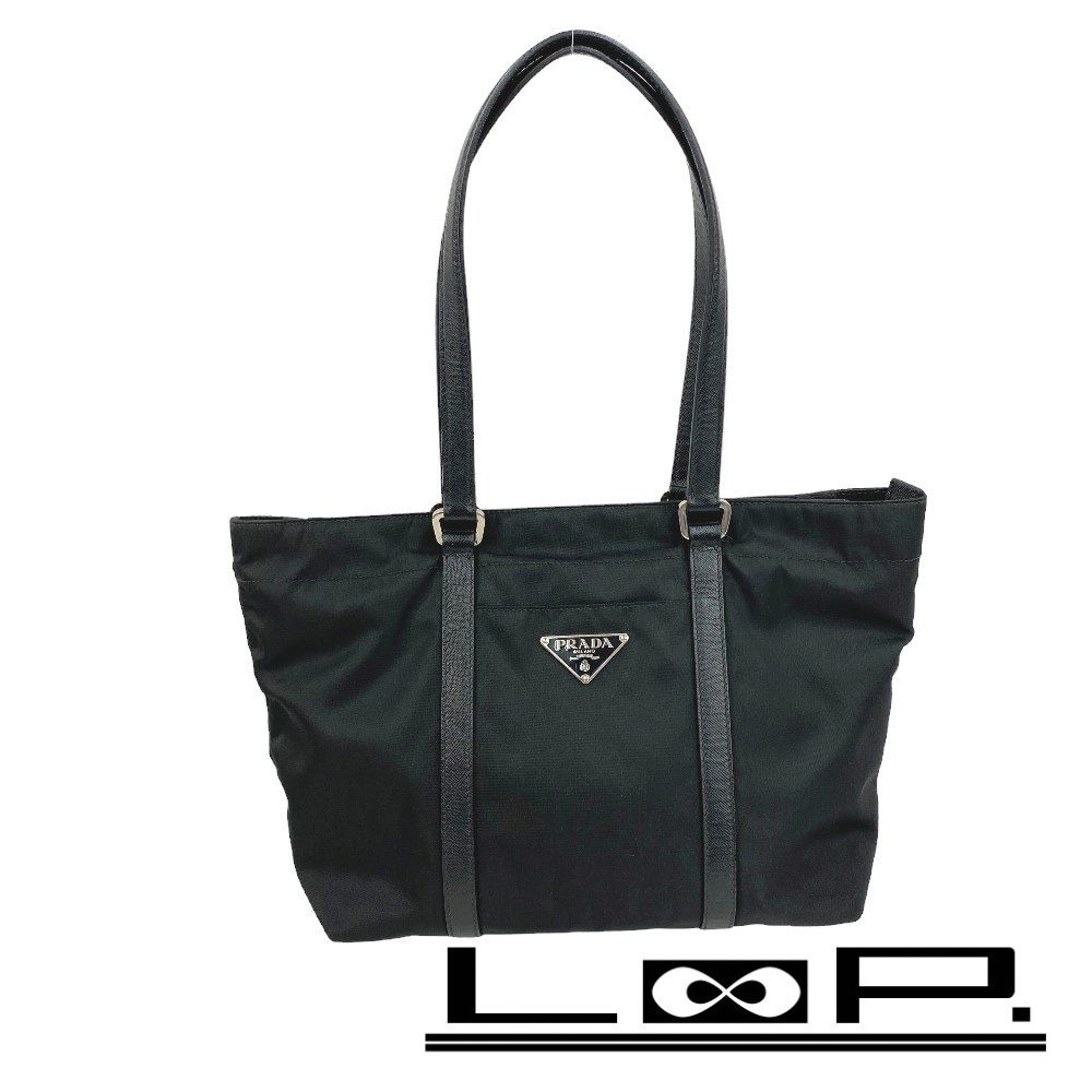 □中古□ プラダ トートバッグ ハンド バッグ テスート ナイロン  
