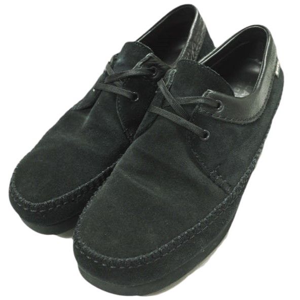 Clarks クラークス Weaver GTX ウィーバー ゴアテックス 26171486 UK7 25.5cm BLACK SUEDE モカシン スエード ブーツ GORE-TEX シューズ g23521