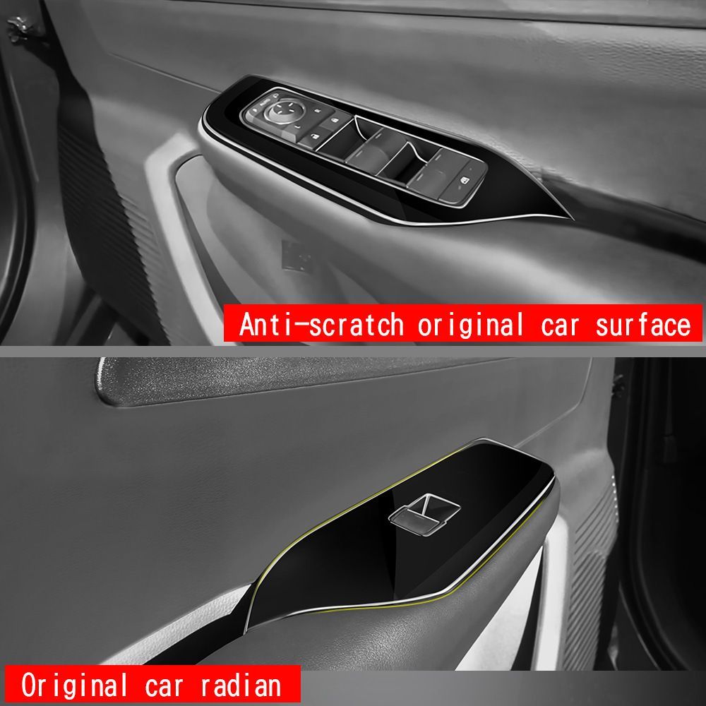 式 トヨタ プリウス 60系 アームレスト枠 ガラスウィンドウスイッチパネル 装飾カバー 4点セット ABS製 FFCRYSTALESIA_COM