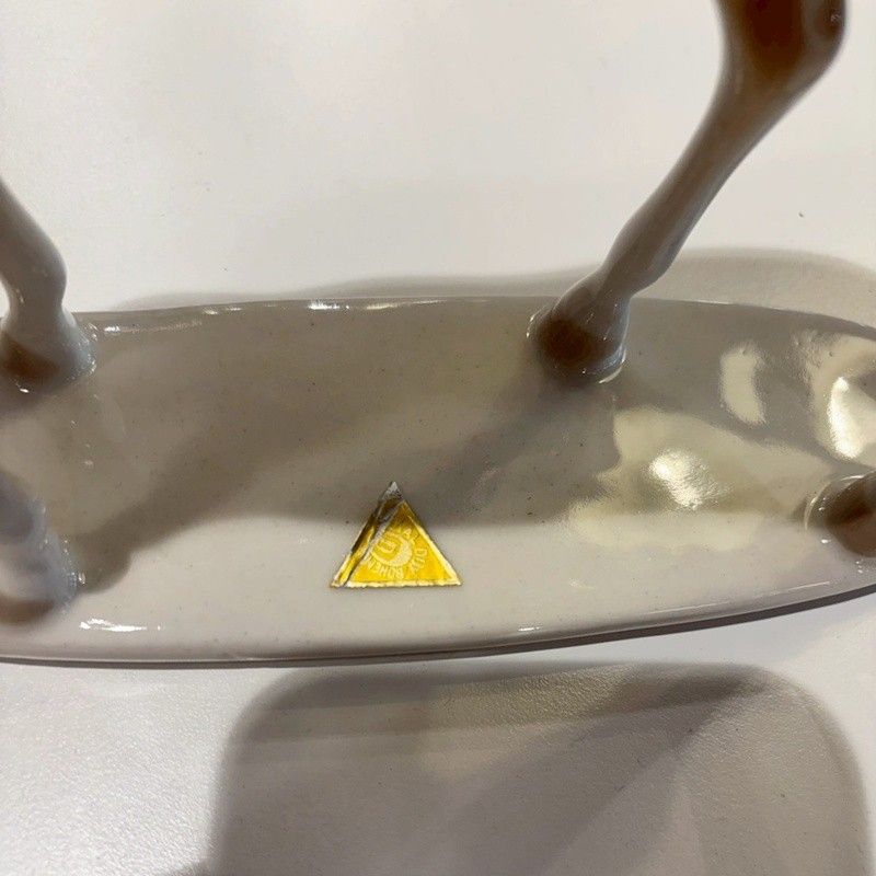 ROYAL DUX BOHEMIA 馬 オブジェ 高さ20cm 置物 陶器 チェコスロバキア