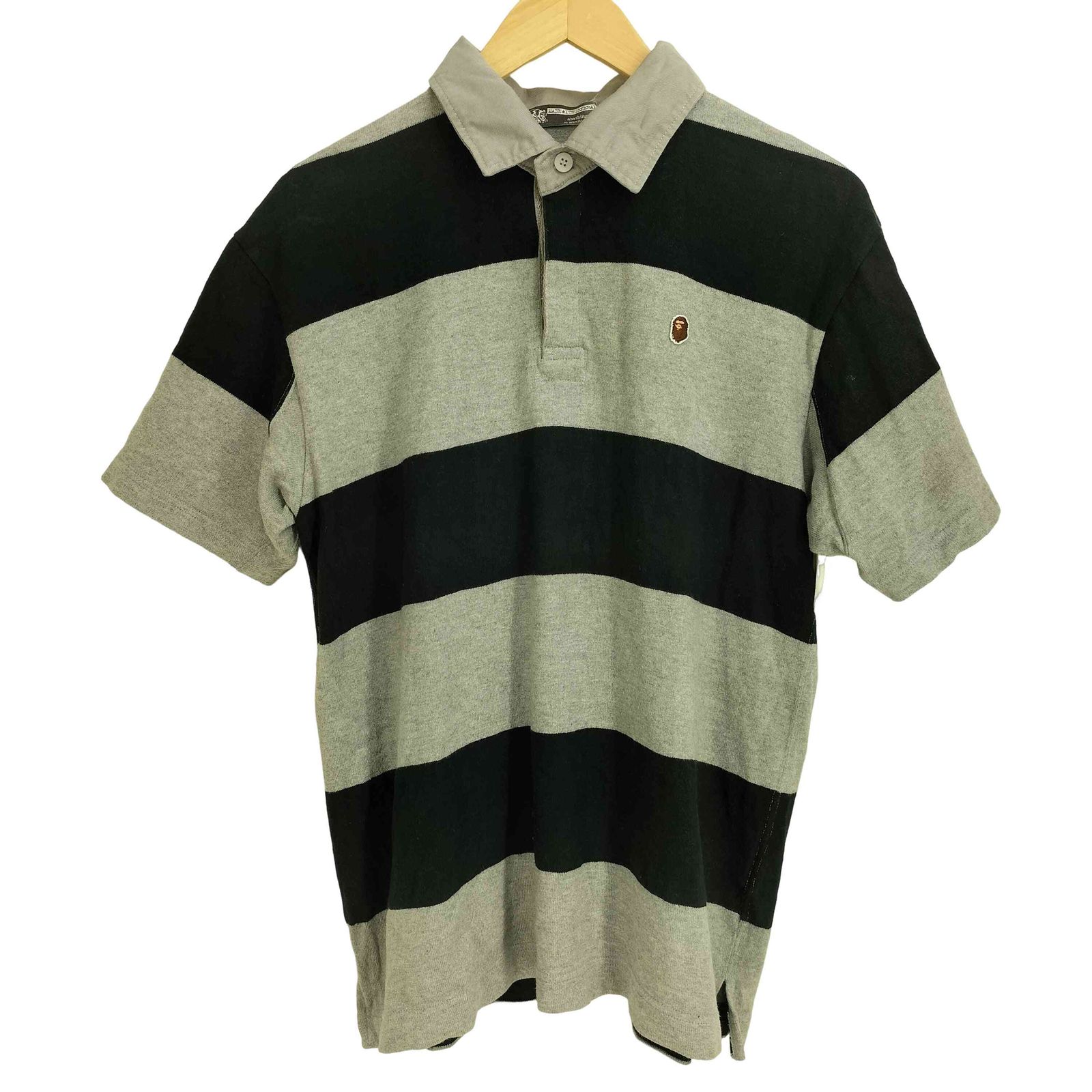 90's APE ボーダー ポロシャツ アベイシングエイプ A BATHING APE 90~00s 旧タグ ボーダー