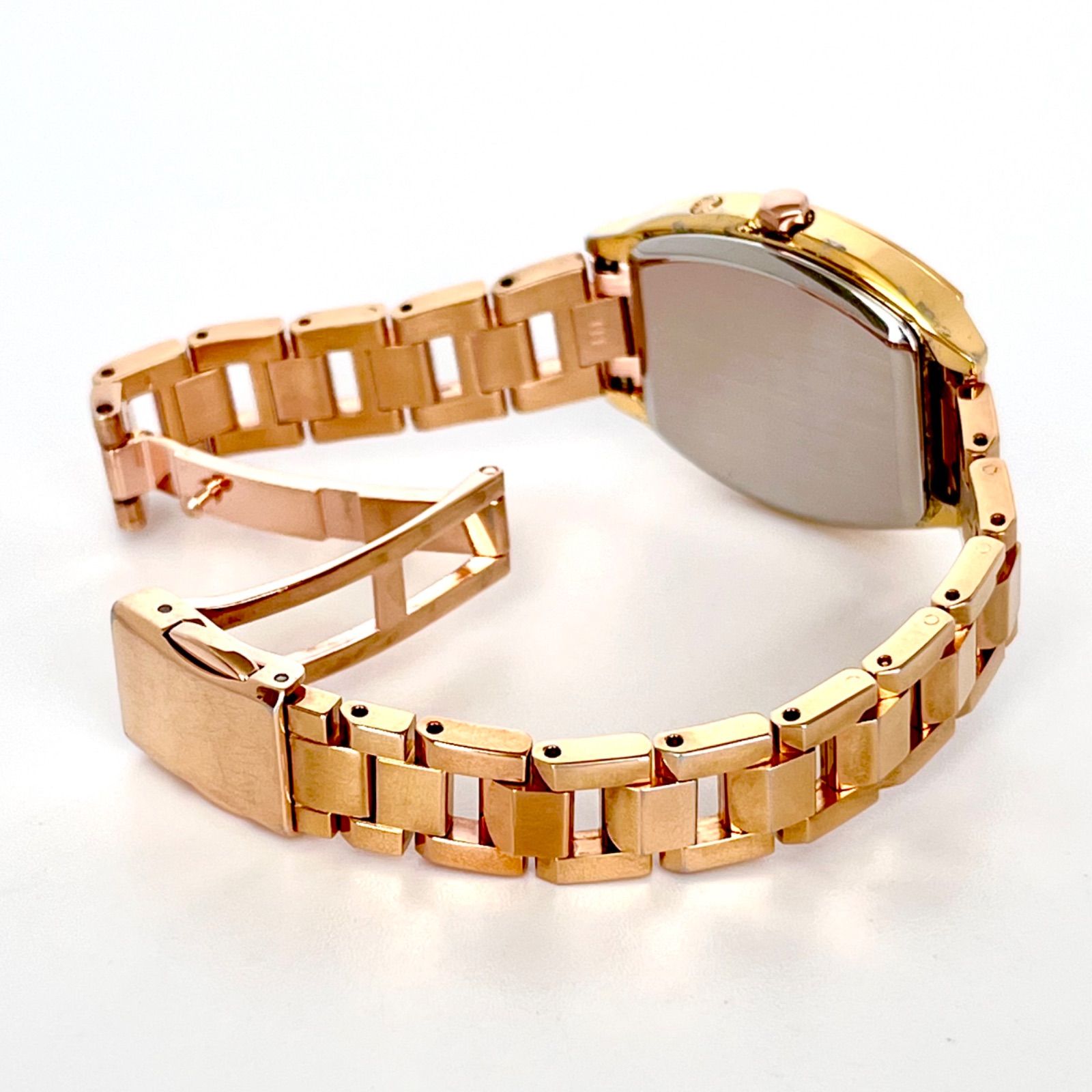 ピンクシルバー文字盤 ゴールド