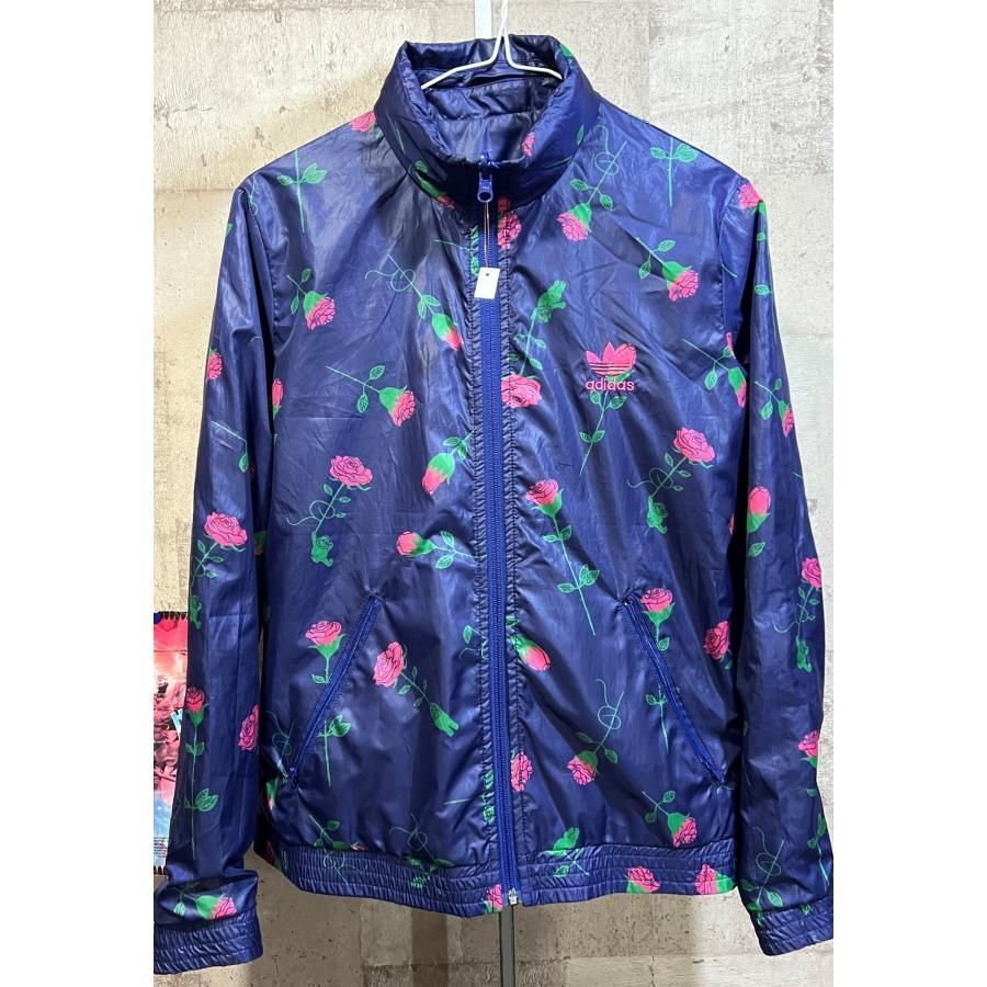 adidasoriginals ブルゾン 花柄 リバーシブル アディダス 花柄 サテン リバーシブル ジャージ ブルゾン
