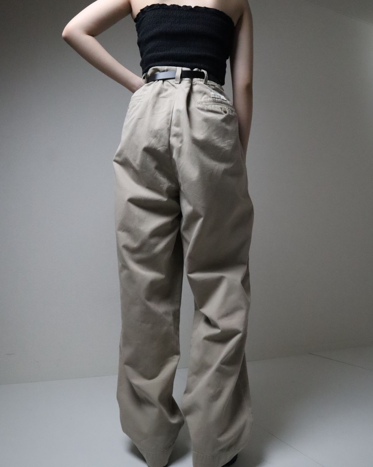 90s polo ralph lauren ANDREW 2タック ワイドチノ 1990s Polo by Ralph Lauren ANDREW PANT 2tuck wide classic